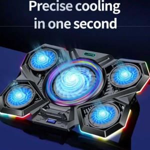 پایه خنک کننده لپ تاپ کول کولد RGB مدل F13